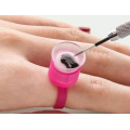 Easy operation small plastic with ring tattoo ink cup small disposable tattoo ink cup